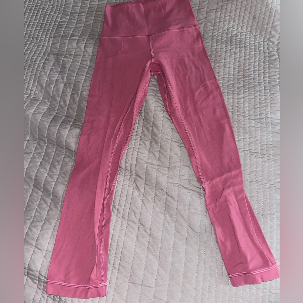 LULULEMON PINK BLOSSOM 25" ALIGN LEGGINGS